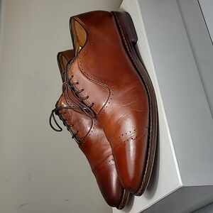 Allen Edmonds Vernon British tan leather oxfords size 10.5D